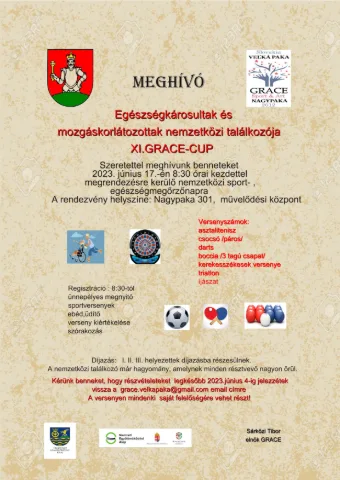 XI.GRACE CUP - Veľká Paka
