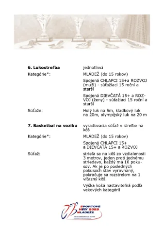 Dolný kubín -športové hry mládeže 2023