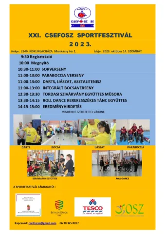 športový festivál - Kiskunlacháza