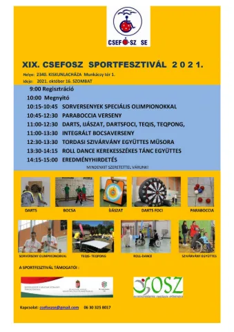Medzinárodný športový deň - Kiskunlacháza 2021