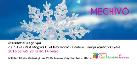 5 éves a Pest Megyei Civil Információs Centrum
